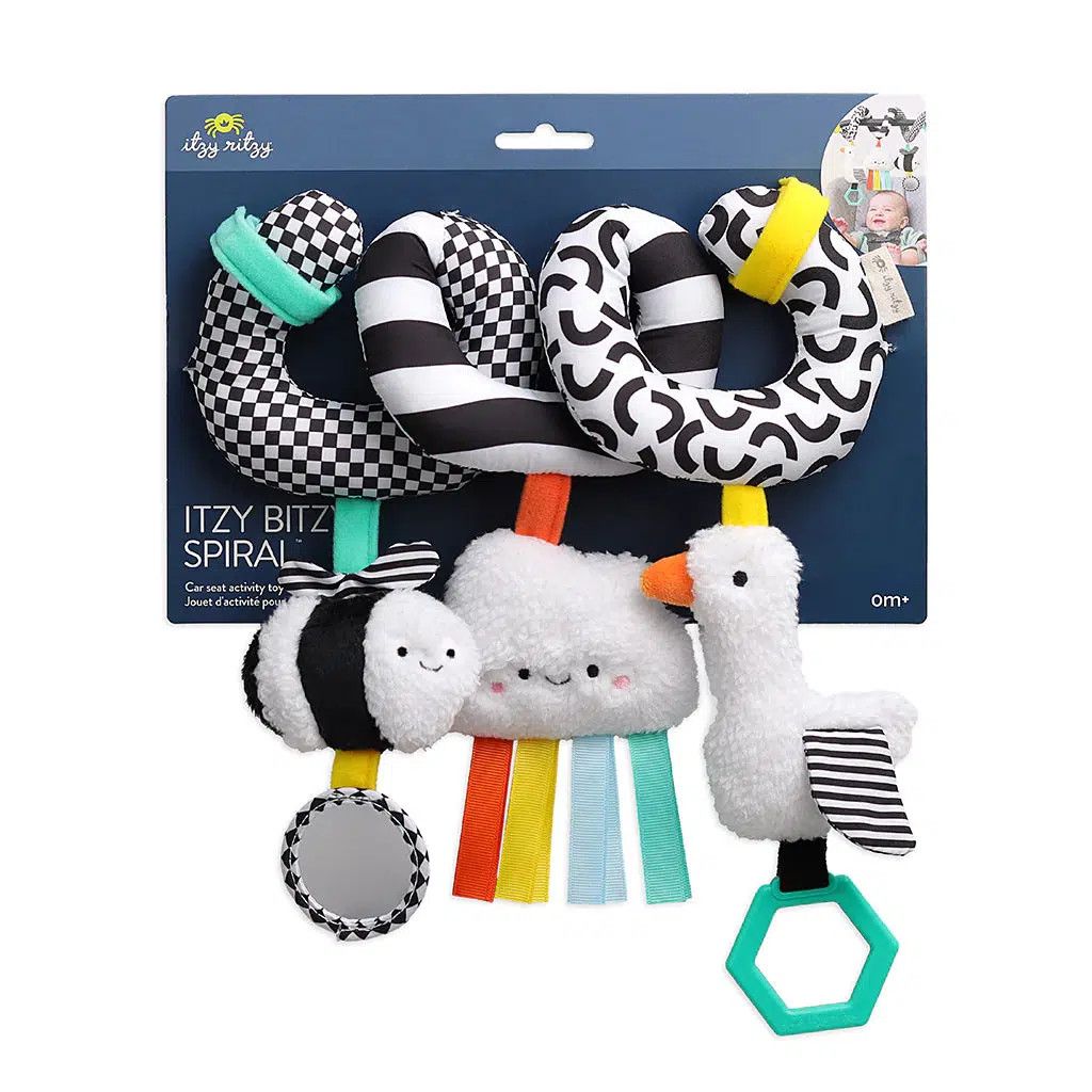 Itzy Bitzy Car Seat Activity Toy | Spiral Bee