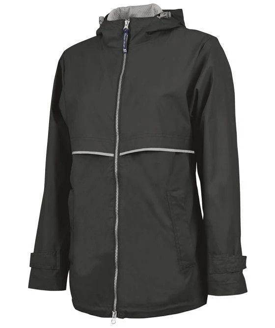 WOMEN&#39;S NEW ENGLANDER® RAIN JACKET Black 4XL