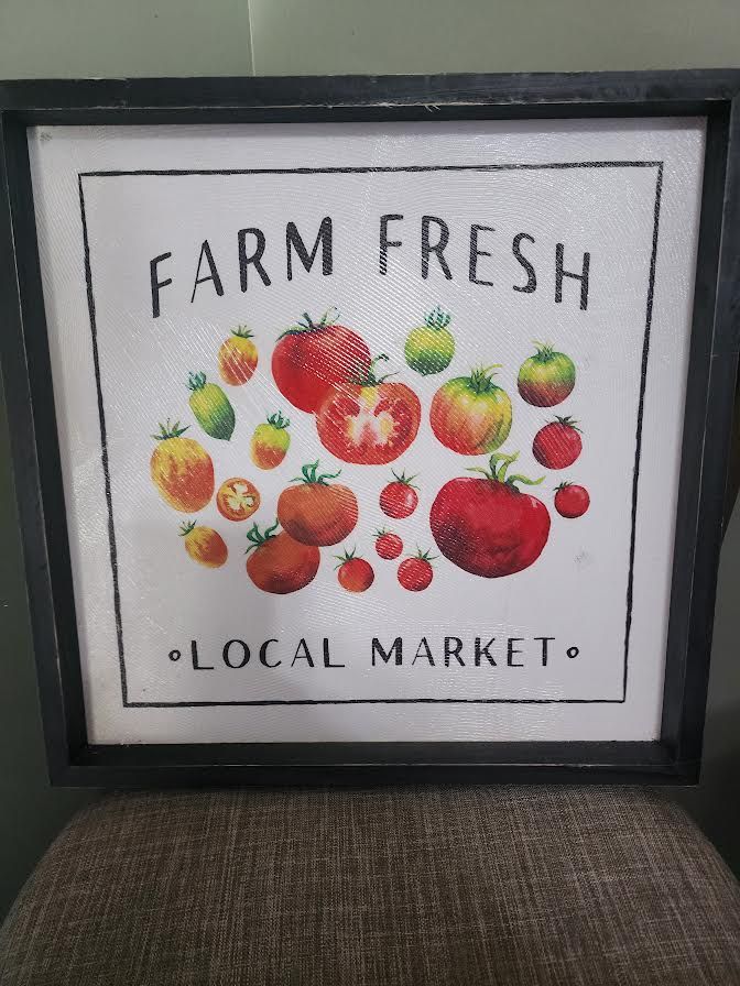 Farm Fresh Local Market Wall Decor