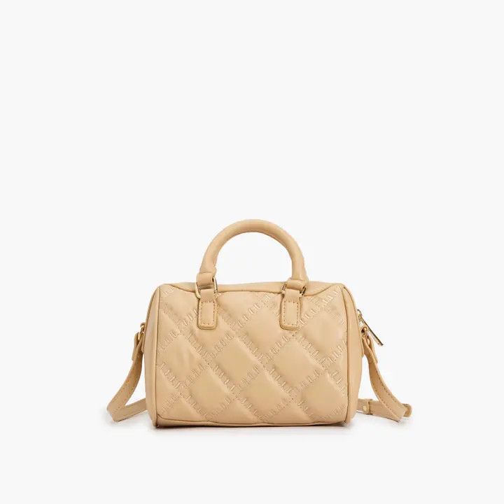 Everyday Cece Quilted Mini Crossbody Beige