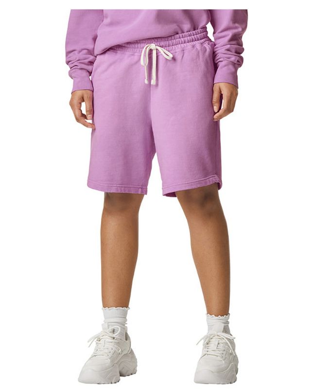 Comfort Color Unisex Lightweight Sweat Short - Neon Violet Small