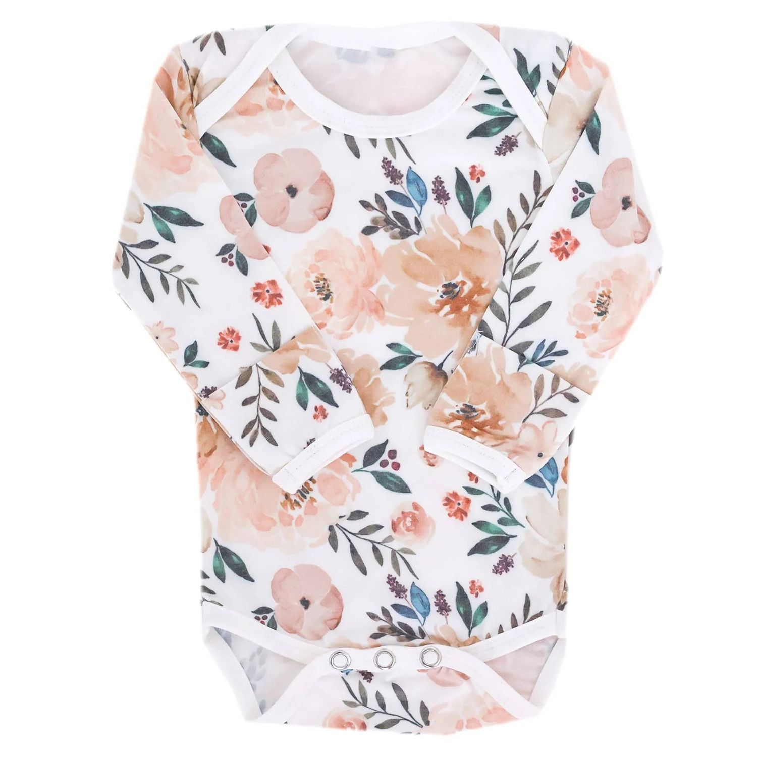 Copper Pearl Long Sleeve Bodysuit - Autumn, Size: Newborn