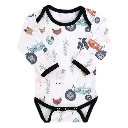 Copper Pearl Long Sleeve Bodysuit Jo, Size: Newborn