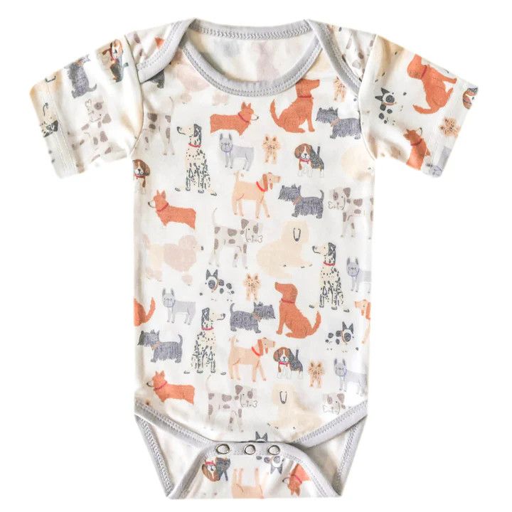 Copper Pearl Short Sleeve Bodysuit Rufus, Size: 3-6m