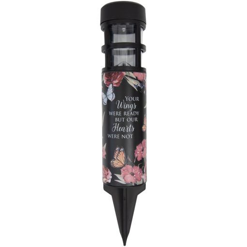 Wings Were Ready – Memorial Solar Stake Light