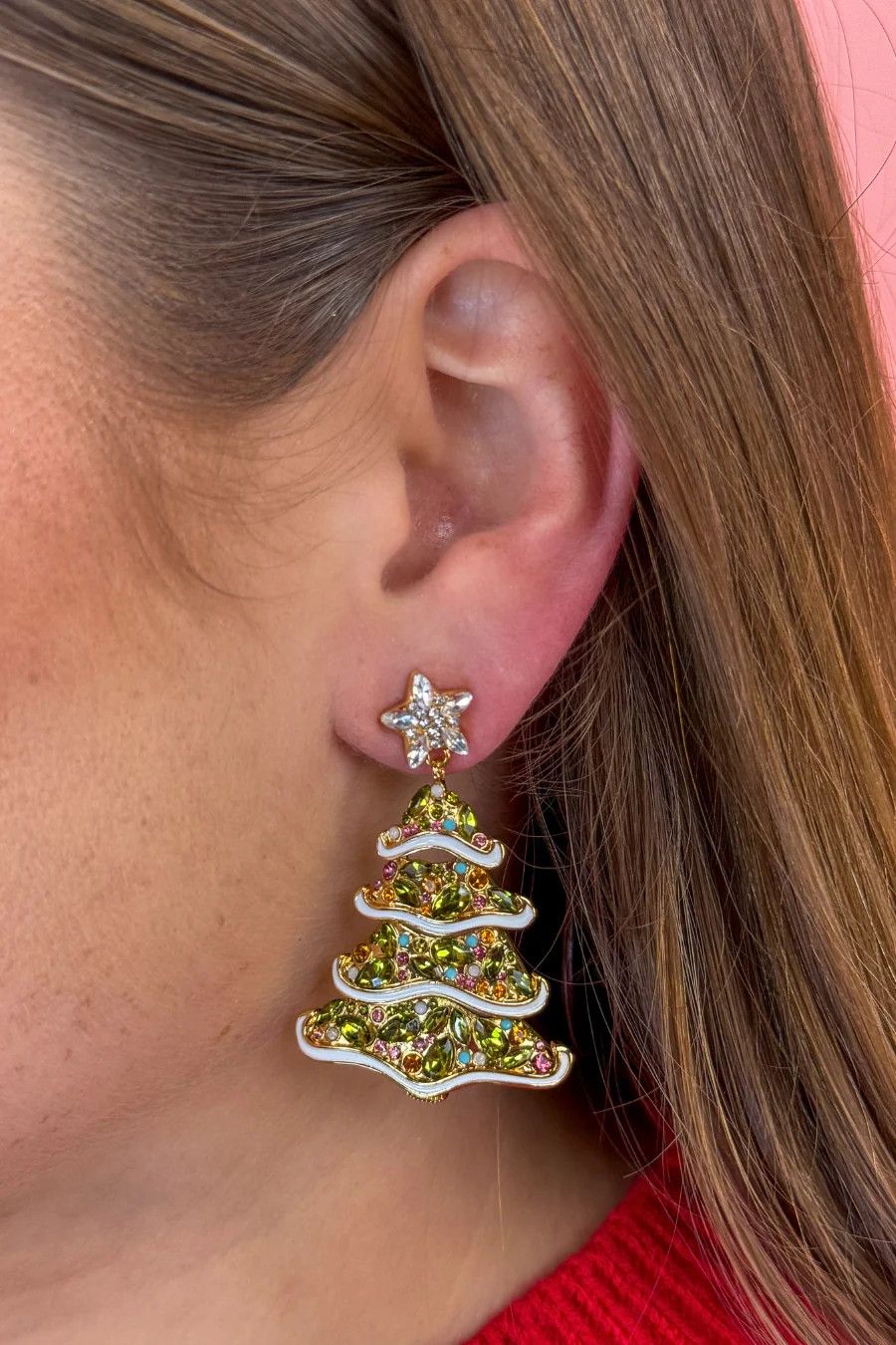 Merry Magic Tree Stud Earrings