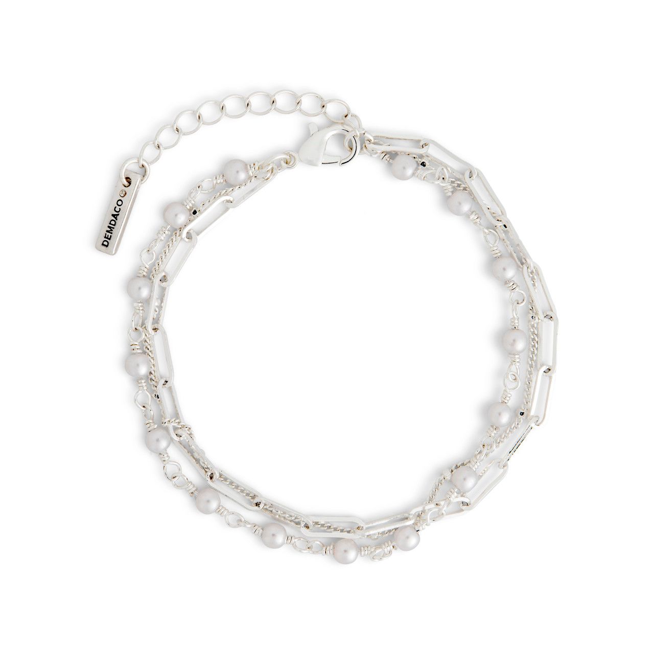 Pearls From Within Bracelet- Silver
