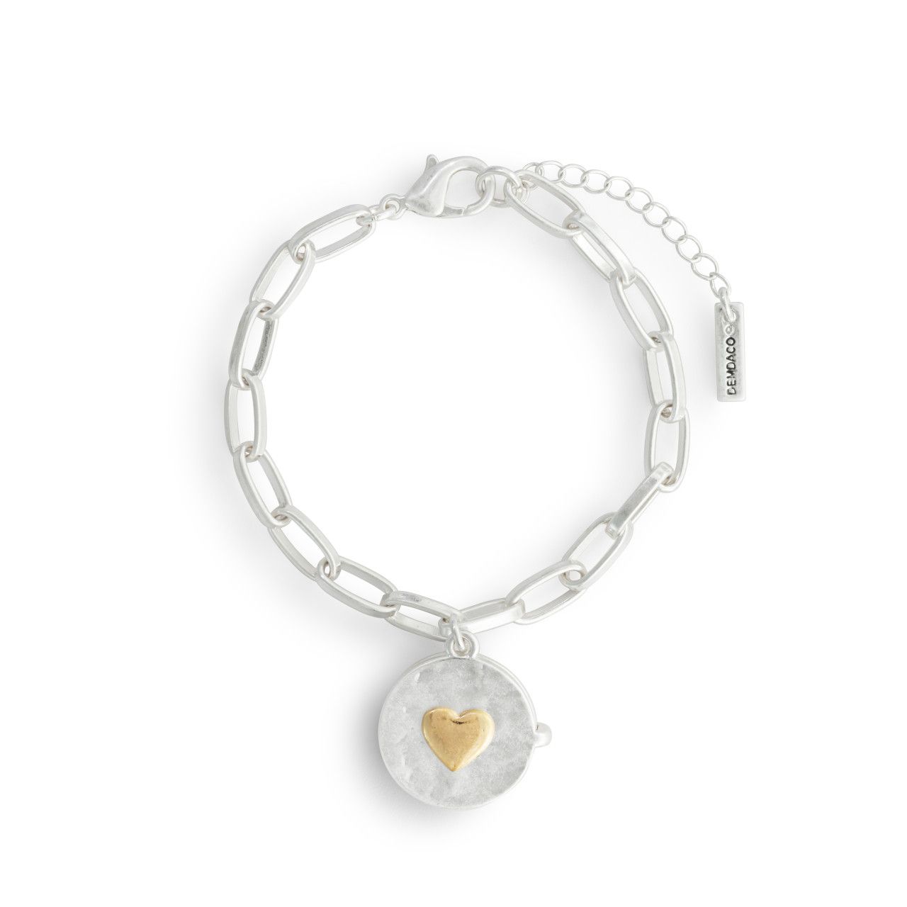 Love You Locket Bracelet- Silver