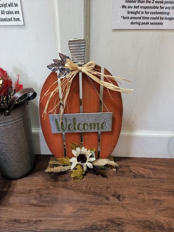 Wooden Pumpkin