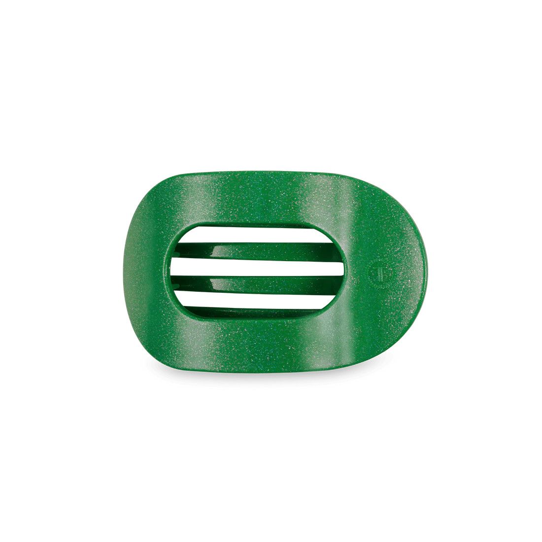 Teleties Shamrock Shimmer Small Round Clip