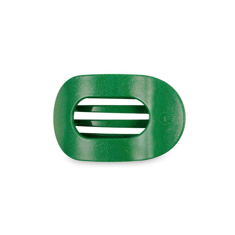 Teleties Shamrock Shimmer Large Round Clip