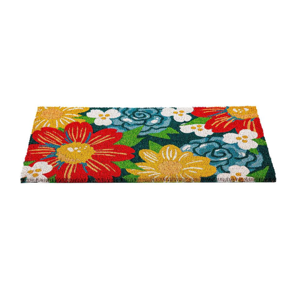 Big Bold Florals Coir Mat