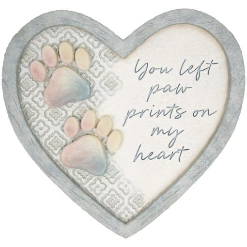 Paw Print Garden Stone