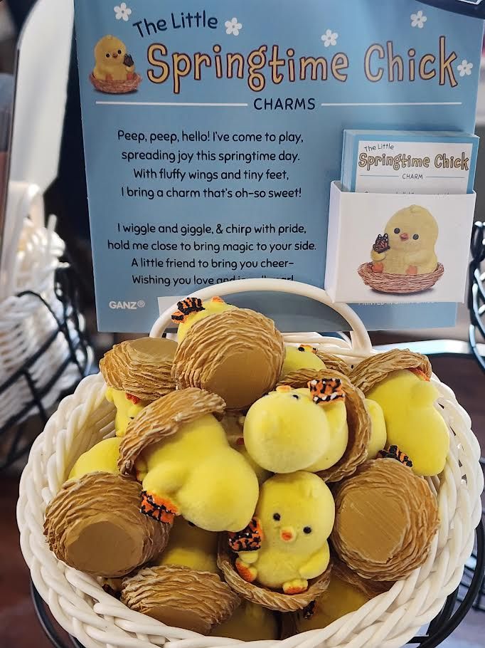 The Little Springtime Chick Charm