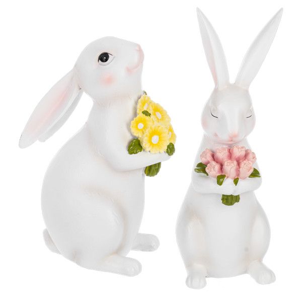Bouquet Bunnies Figurines