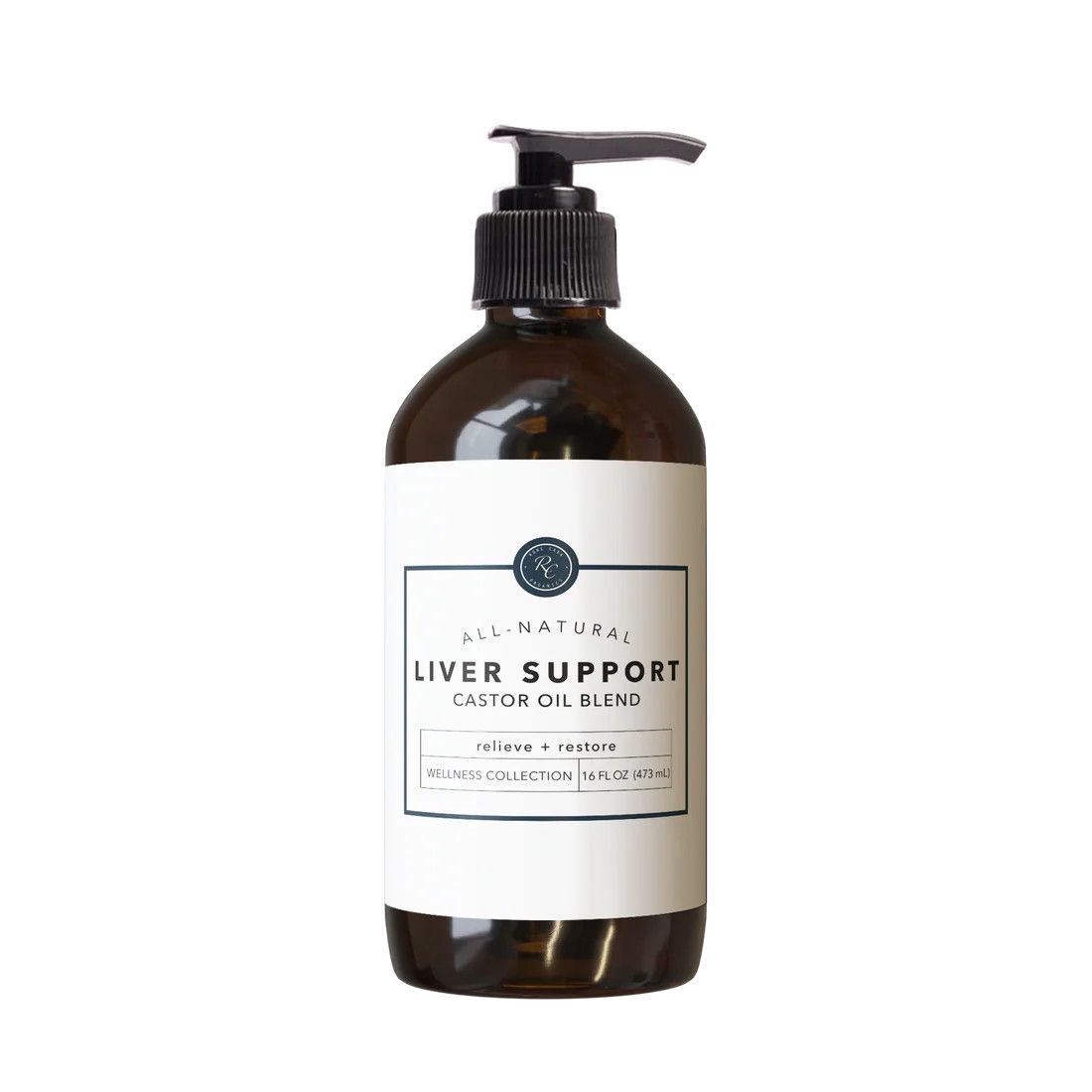 Rowe Casa Castor Oil Liver Support Blend 16 oz