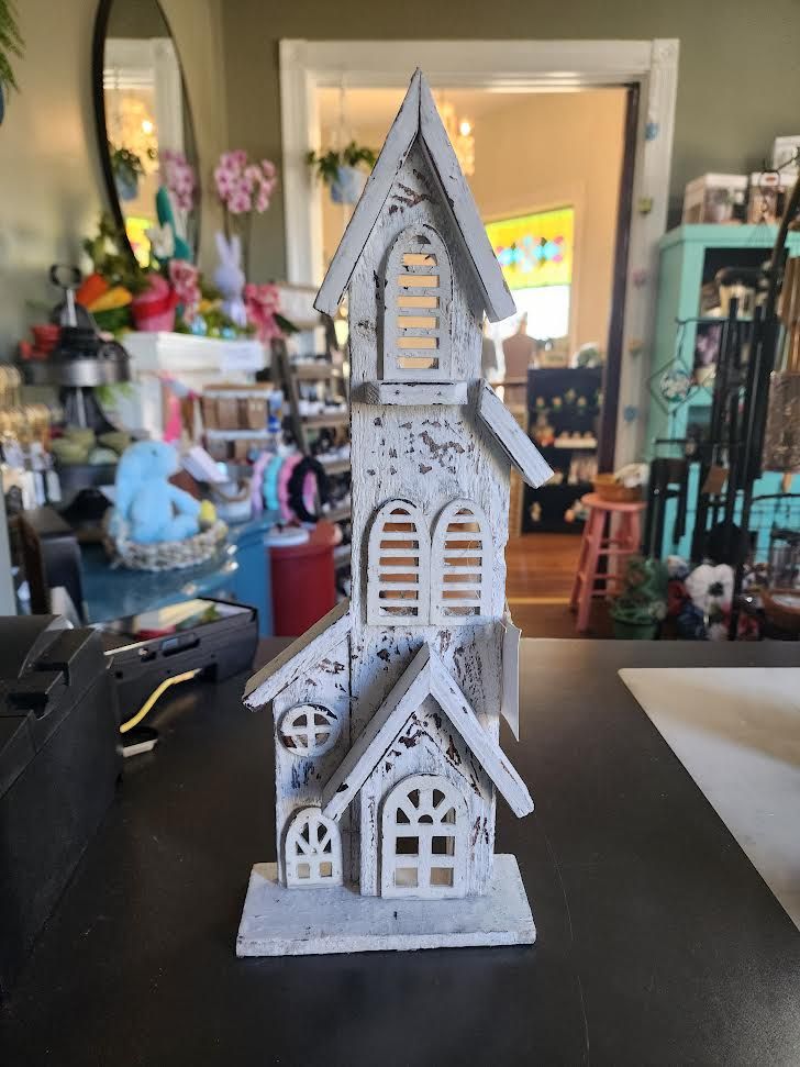 15.5" Wooden Church