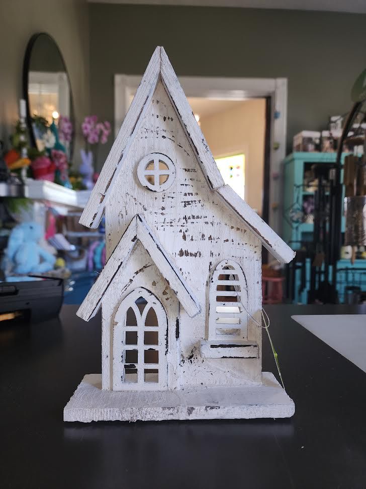 10.5" Wooden Church