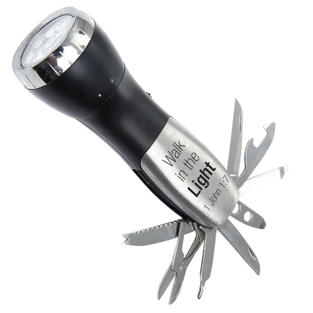 Man of God: 10 Function Flashlight Survival Tool