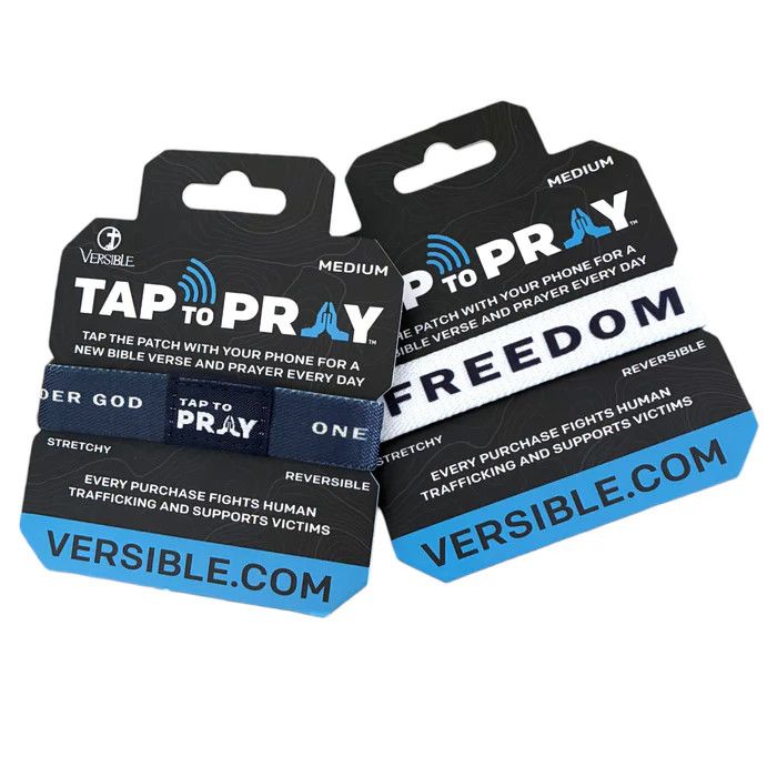 Tap To Pray® Wristband – Freedom, Size: Small