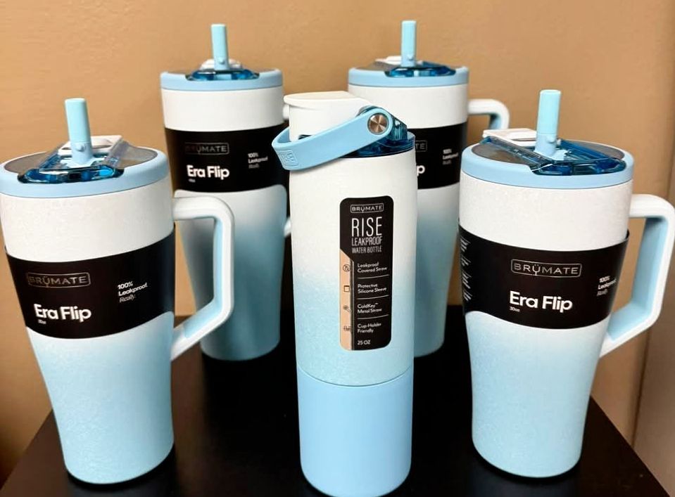 Brumate Frosted Drift, Options: Era Flip 40 oz