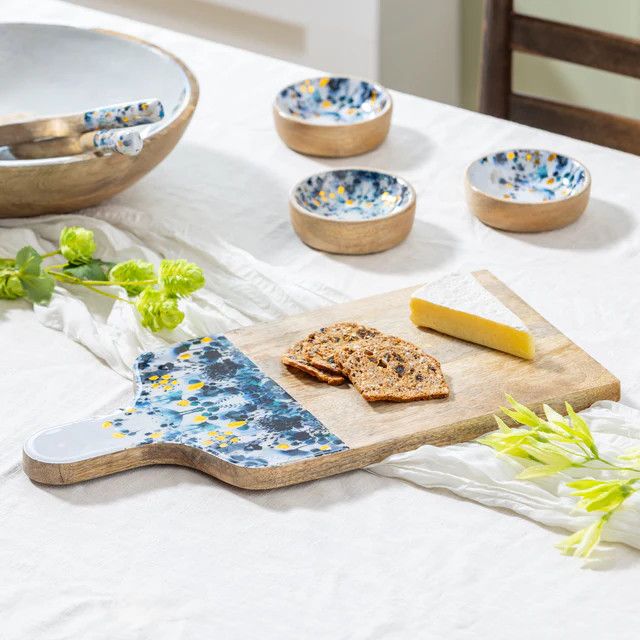 VivaStyle Gilded Meadow Wood Cutting Board