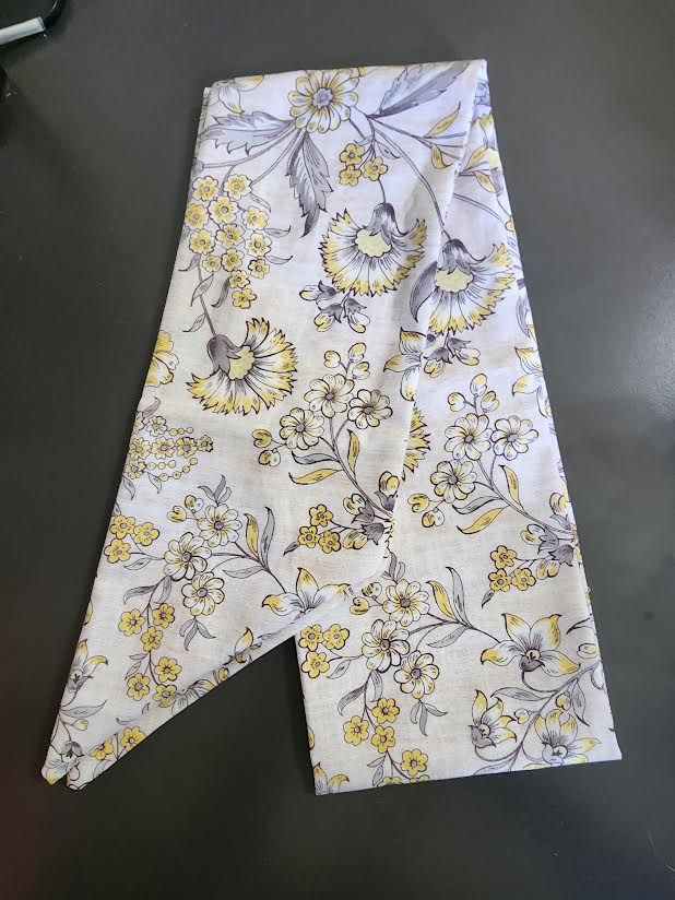 Wreath Sash Florals, Options: Yellow and Grey