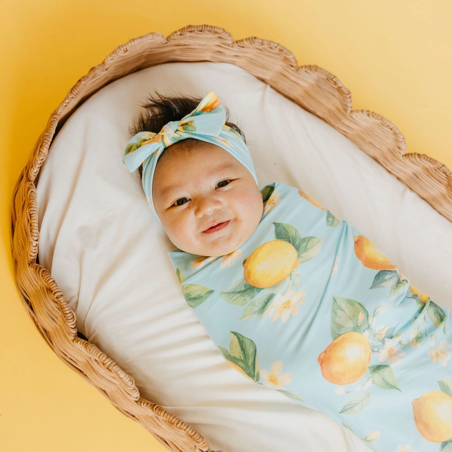 Copper Pearl Knit Swaddle Blanket - Melody