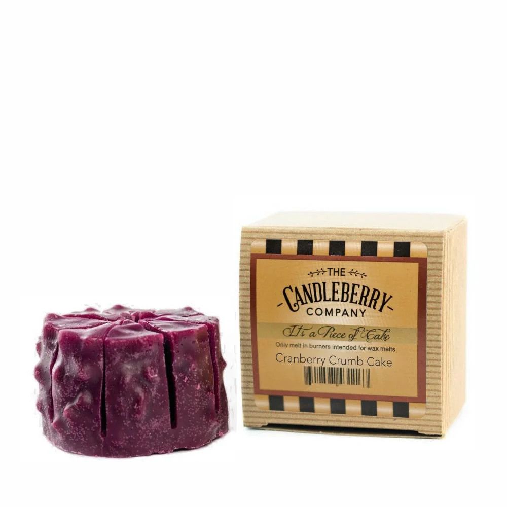Candleberry Tart Wax Melts, Options: Cranberry Crumb Cake