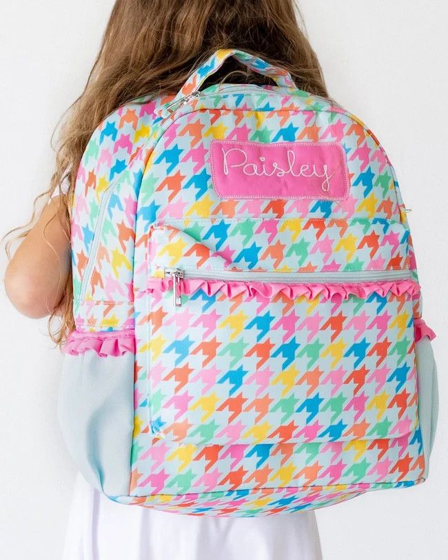 Sugar Bee Backpack - Houndstooth