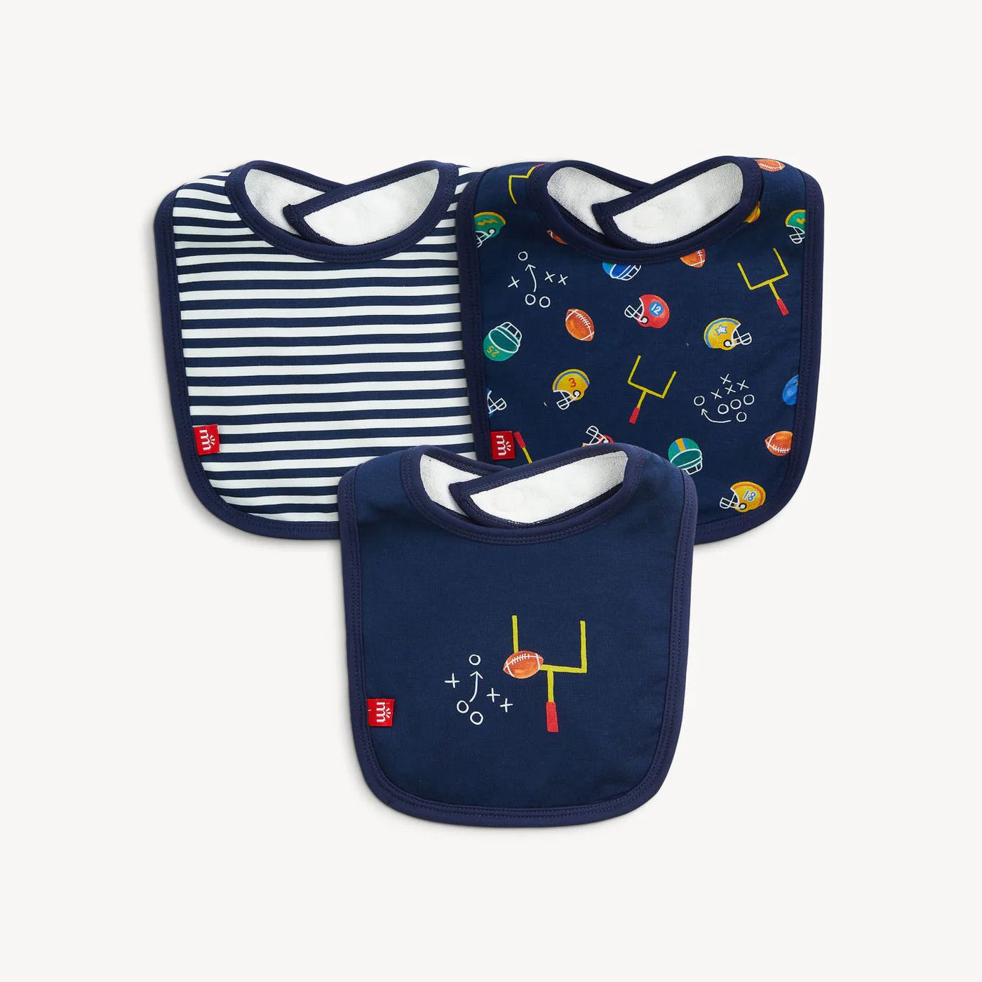 Magnetic Me Bibs 3 pack First Down Fun