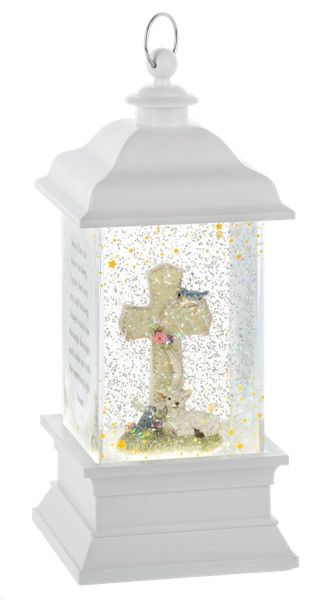 LED Light Up Shimmer Child Prayer Lantern
