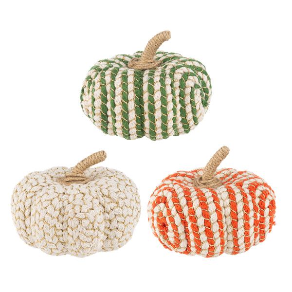 Rope Pumpkin Figurines