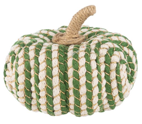 Rope Pumpkin Figurines, Color: Green