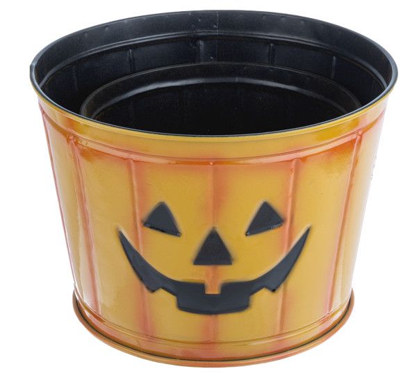 Happy Pumpkin Planter, Size: Large