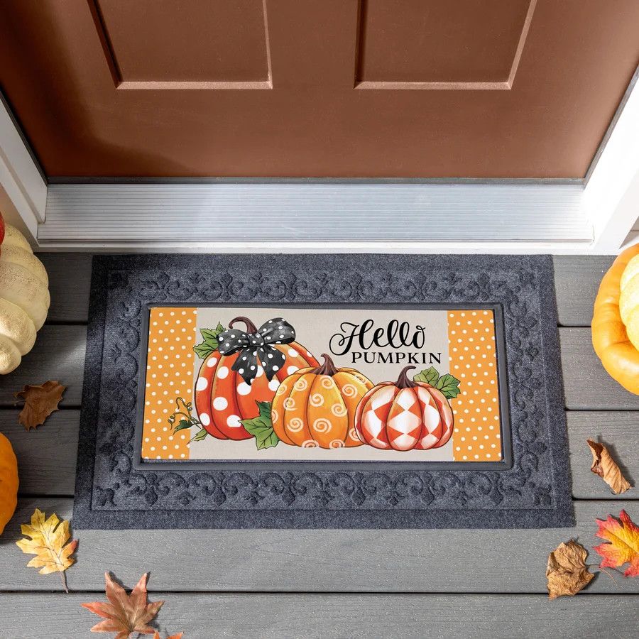 Patterned Pumpkins Sassafras Switch Mat Patterned Pumpkins Sassafras Switch Mat