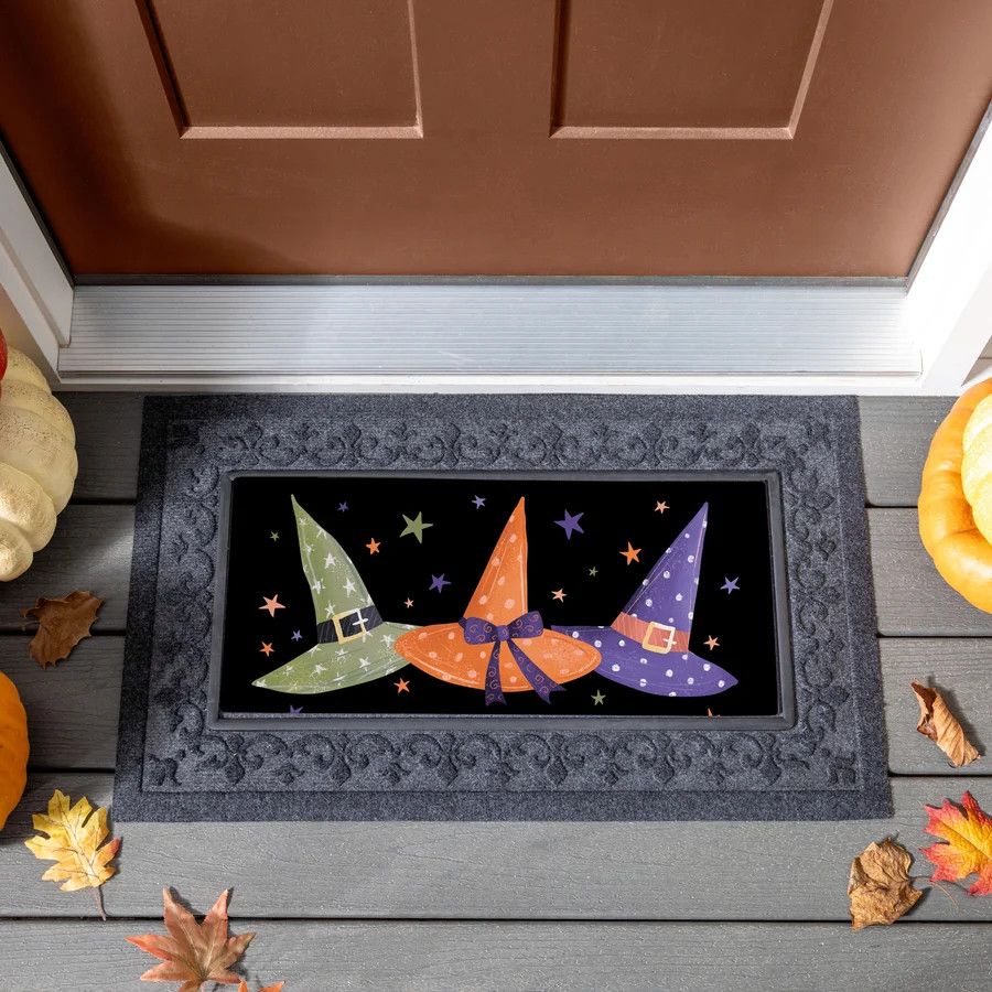 Haunted House Witch Hats Sassafras Switch Mat
