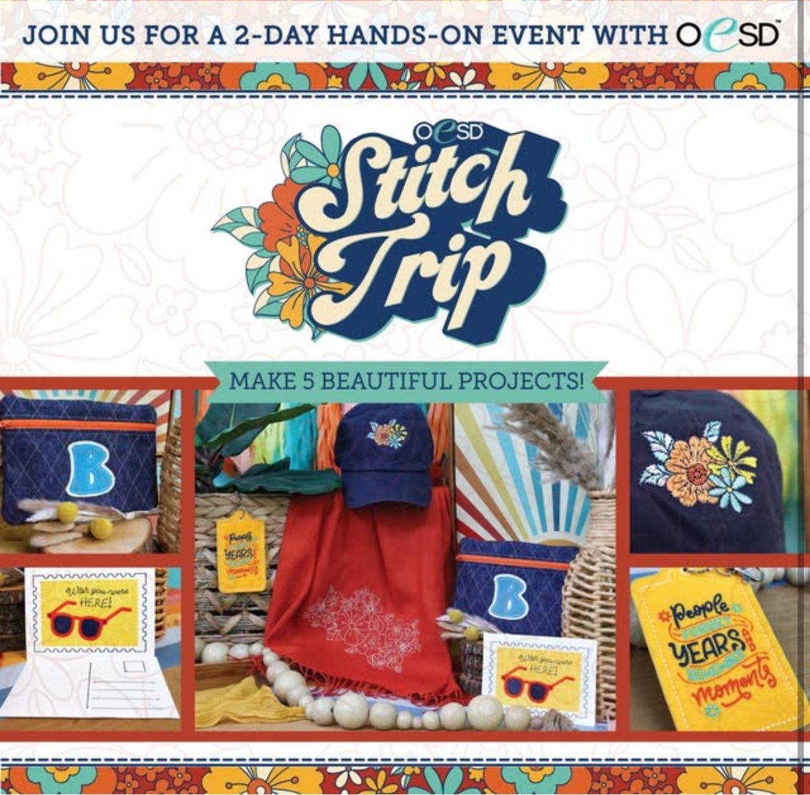 Stitch Trip Class OESD July 25 and 26 (9:30-4:30)