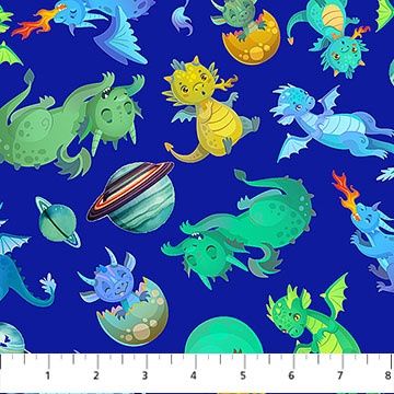 Space Dino Avalana Jersey Knit