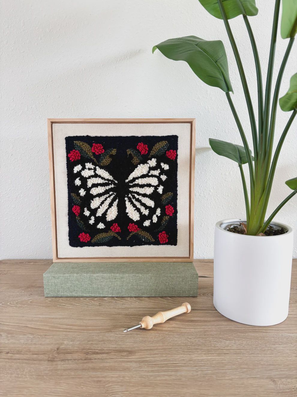 Spring Butterfly Punch Needle Box Kit