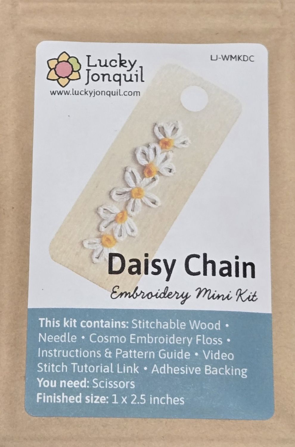 Daisy chain Mini Embroidery Kit