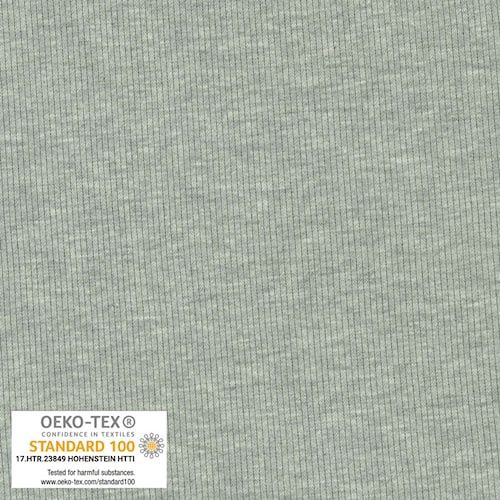 Avalana Rib Knit 2x2—Melagne Gray