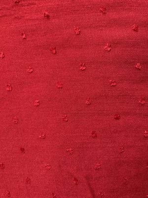 Swiss Dot Red 100% Rayon 13297