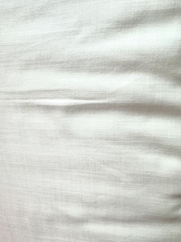 White 100% Linen Lightweight