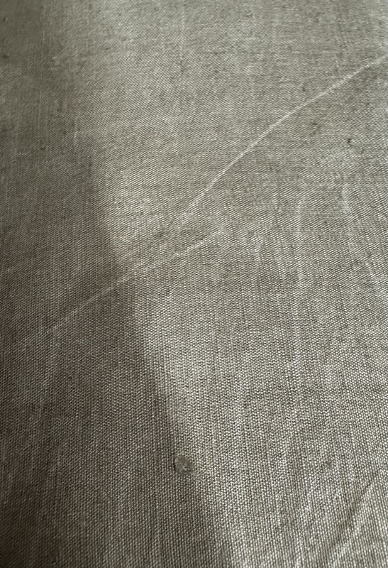 Brown Crinkle Linen/Cotton