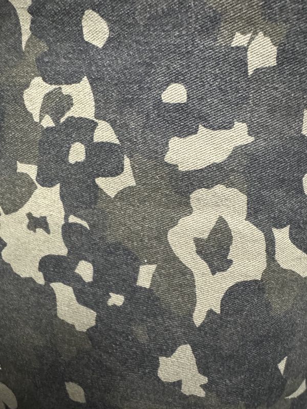 100% Cotton Woven Floral Camo Laundered