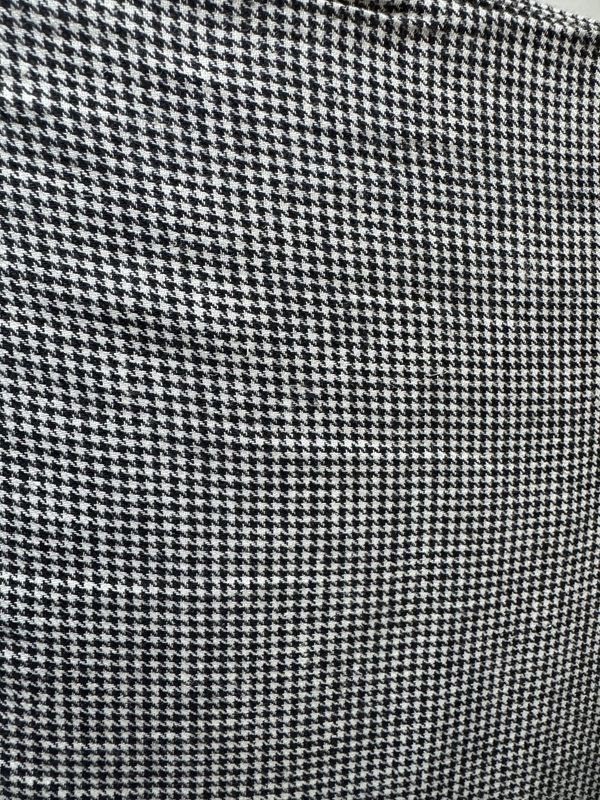 Black/White Mini Houndstooth 100% Rayon 11311