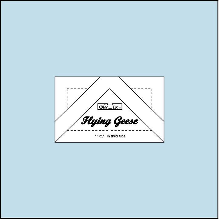 Flying Geese Ruler 1 x 2