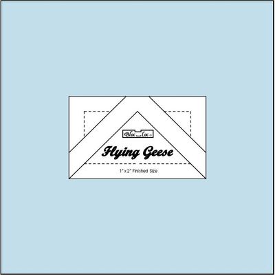 Flying Geese Ruler 1 x 2