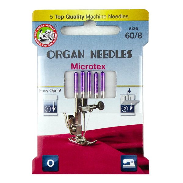 Organ Microtex 60/8 Needles